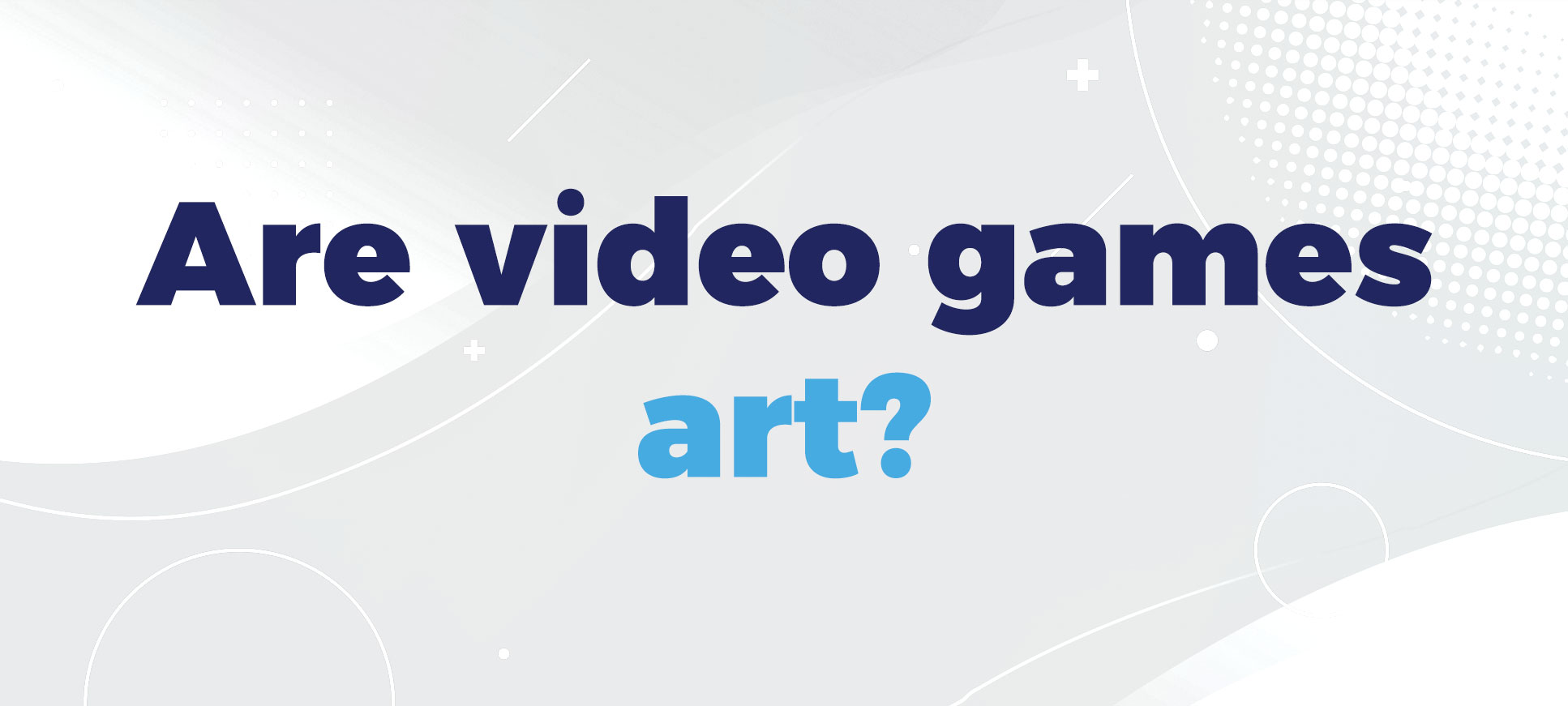 are video games art banner