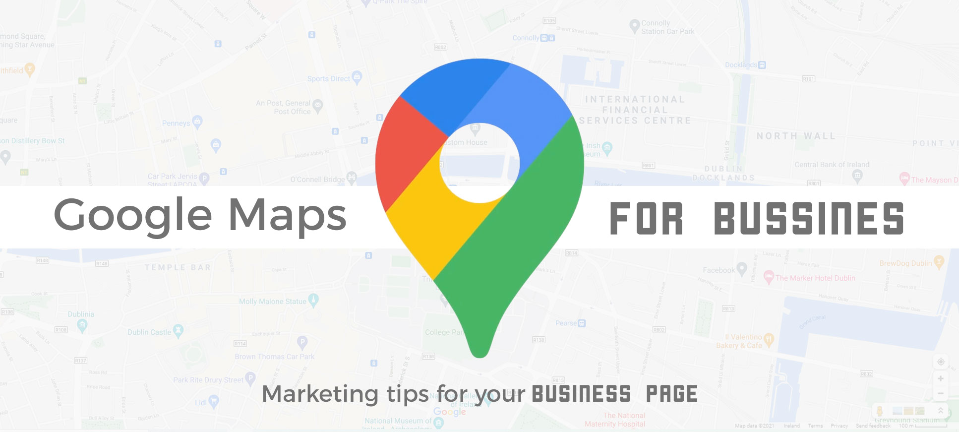 Google maps for business banner