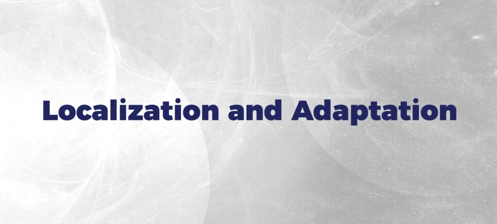 Localisation and Adaptation